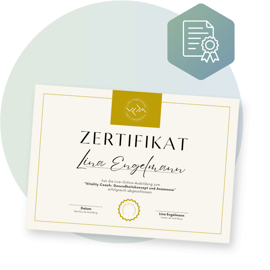 Health Profiler & Longevity Experte Ausbildung: Zertifikat