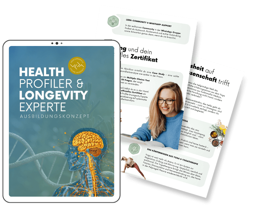 Info-Broschüre: Ausbildung zum Health Profiler und Longevity Experten