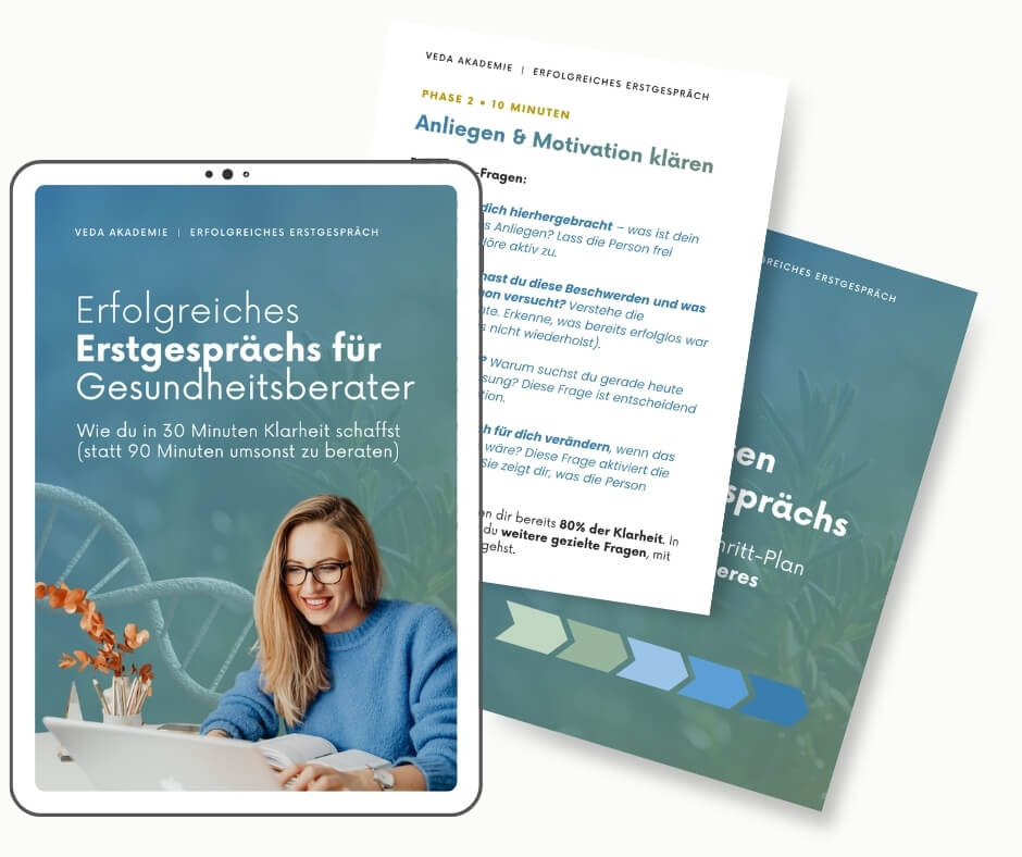 Anleitung "Erfolgreiches Erstgespräch" für Gesundheitsberater